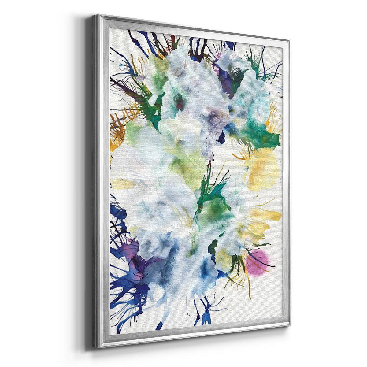 Like An Iris II - Modern Framed Canvas Print