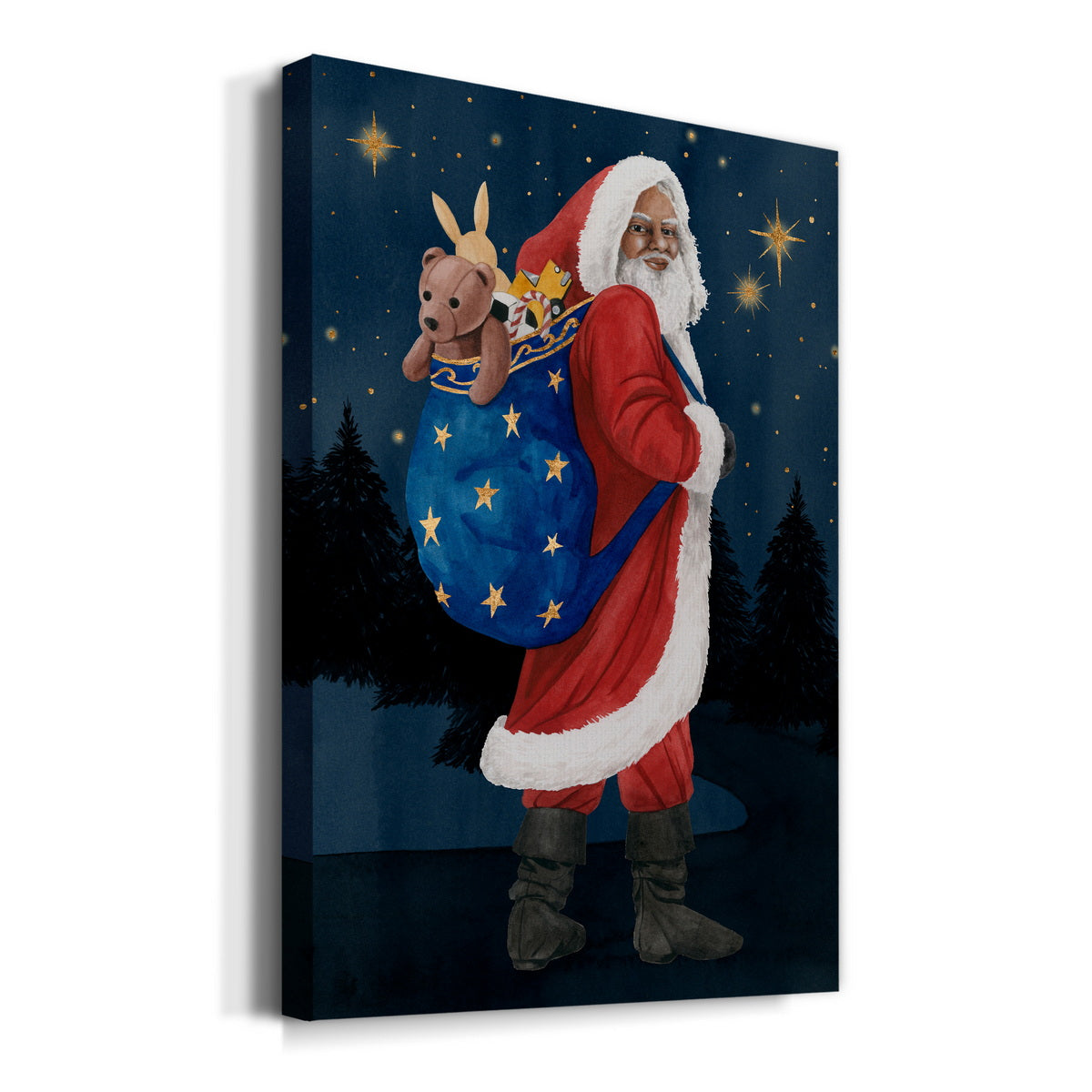 Celestial Christmas Collection B - Gallery Wrapped Canvas