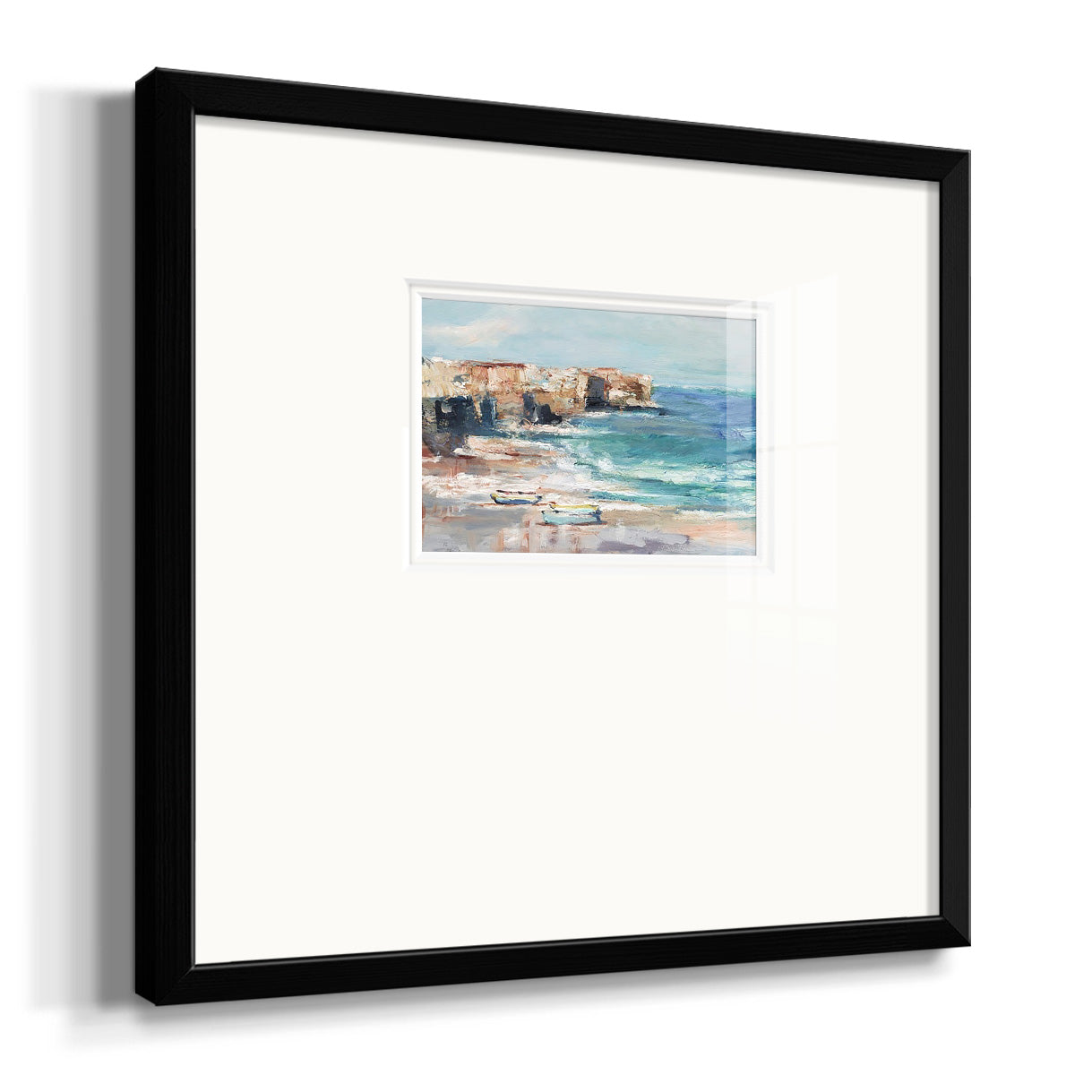 Sea Cliff Study I Premium Framed Print Double Matboard