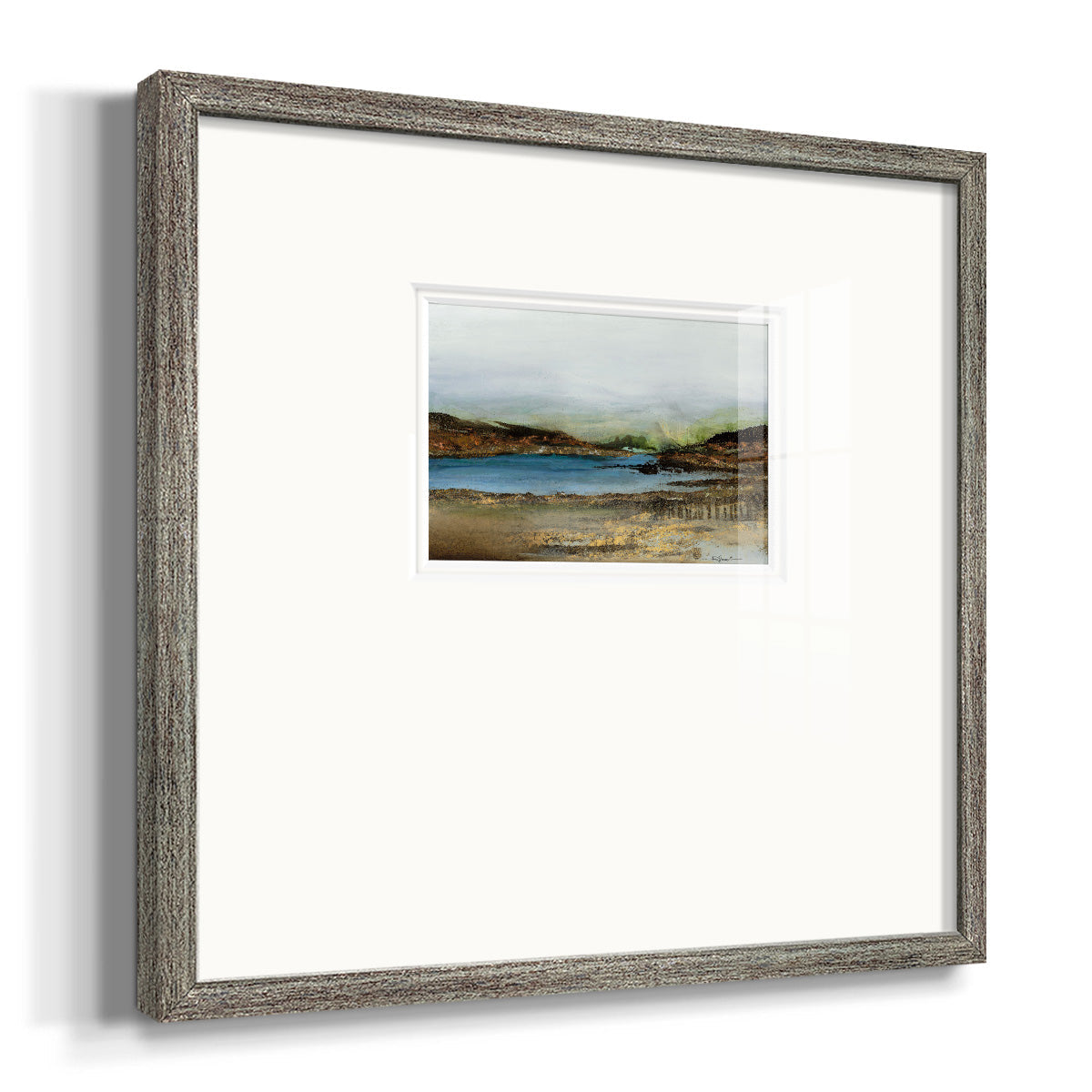 Lakeside Premium Framed Print Double Matboard