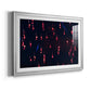 Crimson Constellation - Modern Framed Art Print