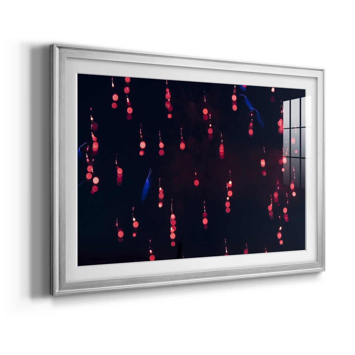 Crimson Constellation - Modern Framed Art Print