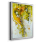 Golden Foliage II - Modern Framed Canvas Print