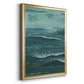 Sandbar Break II - Modern Framed Canvas Print