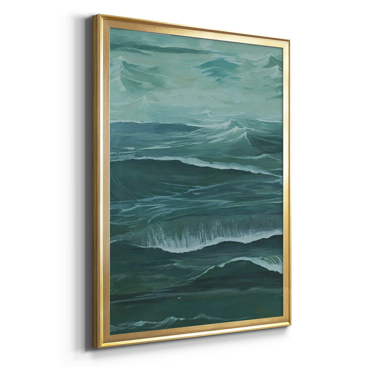 Sandbar Break II - Modern Framed Canvas Print
