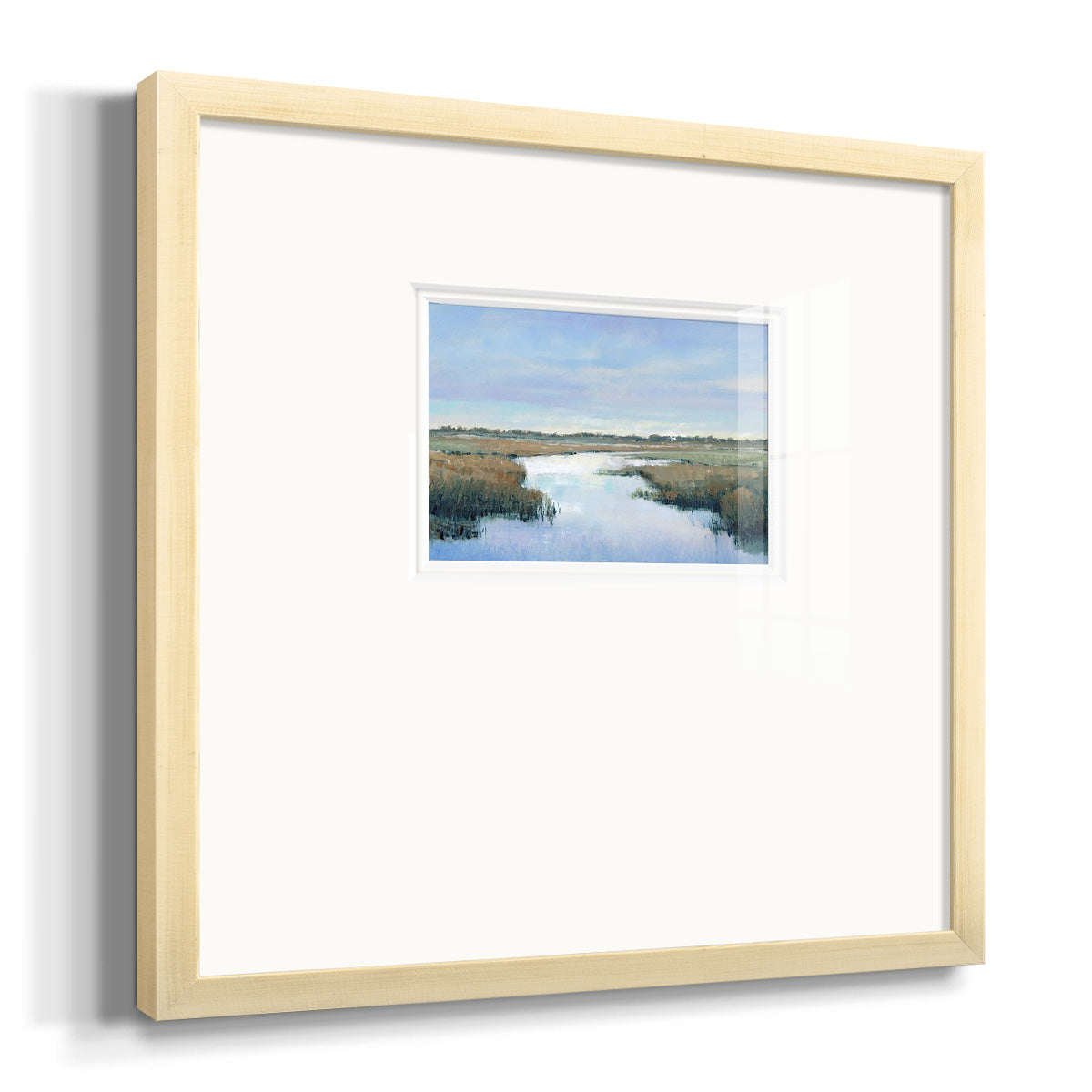 Coastal Plains II Premium Framed Print Double Matboard