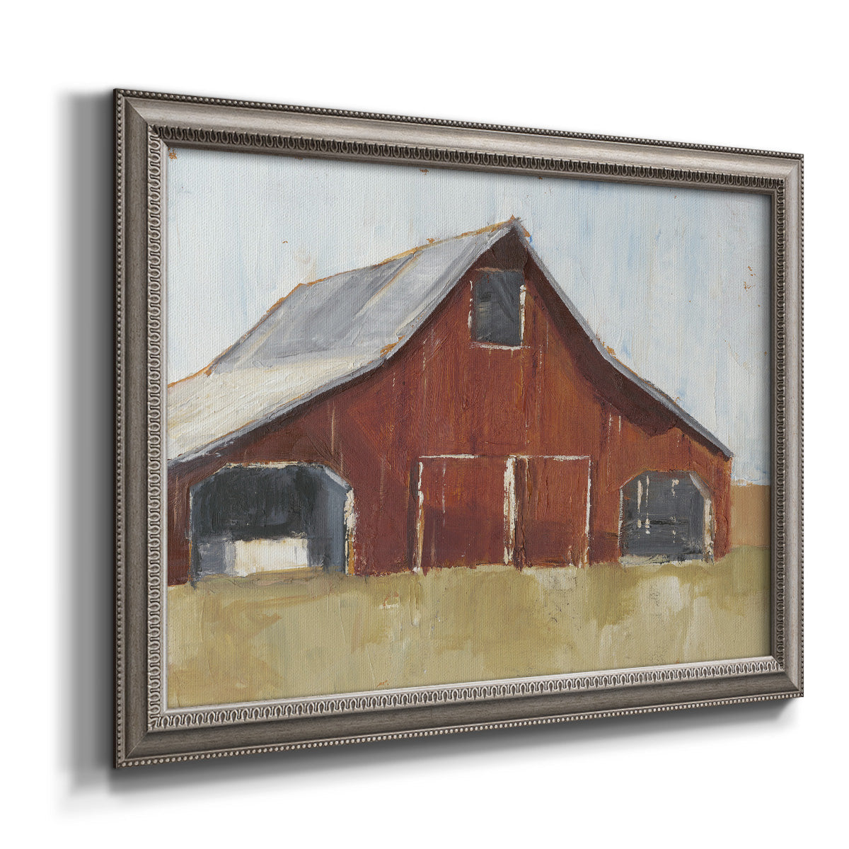 Rustic Red Barn I Premium Framed Canvas- Ready to Hang