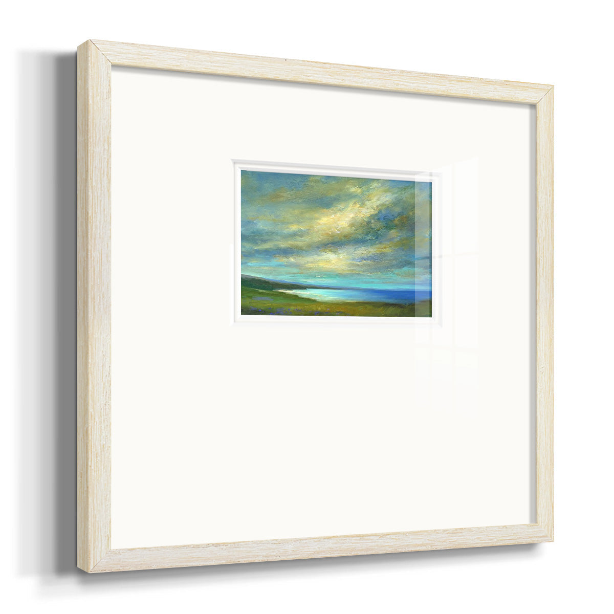 Coastal Views I - Double Matboard Framed Print