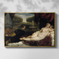 Venus with an Organist and Cupid, c. 1555 - Floater Framed Canvas Print