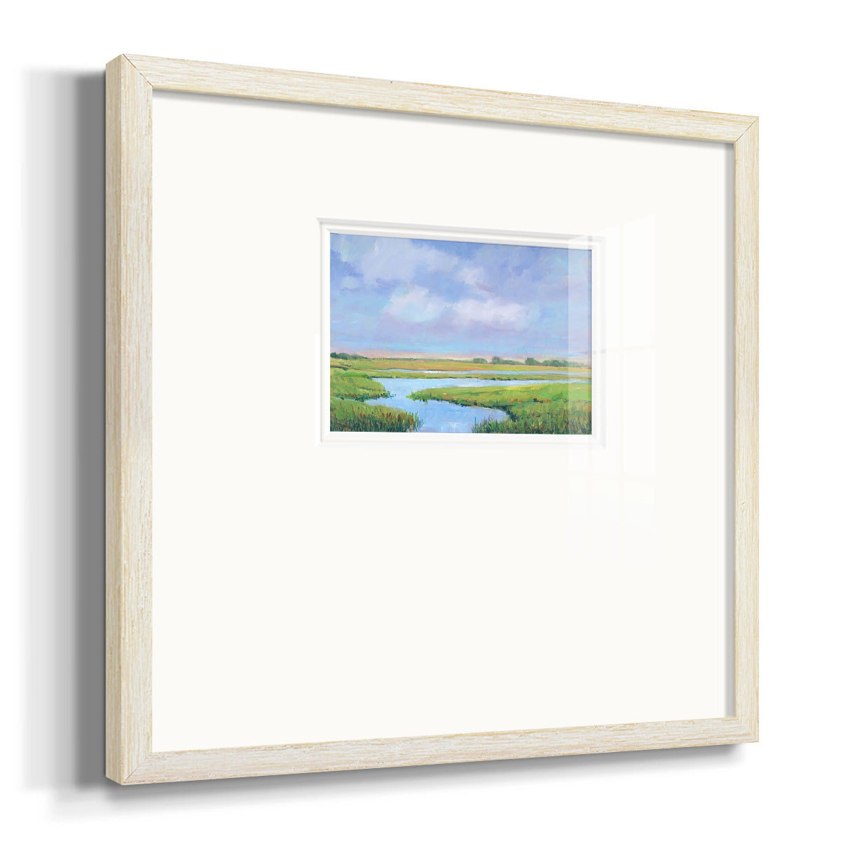 Summer Marsh II Premium Framed Print Double Matboard