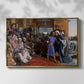 The Finding of the Saviour in the Temple, 1854-1860 - Floater Framed Canvas Print