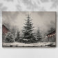 Pale Winter Night Serenade - Canvas Art Print