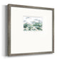 Verdant Hillside I Premium Framed Print Double Matboard