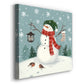 Jolly Snowman II - Canvas Art Print