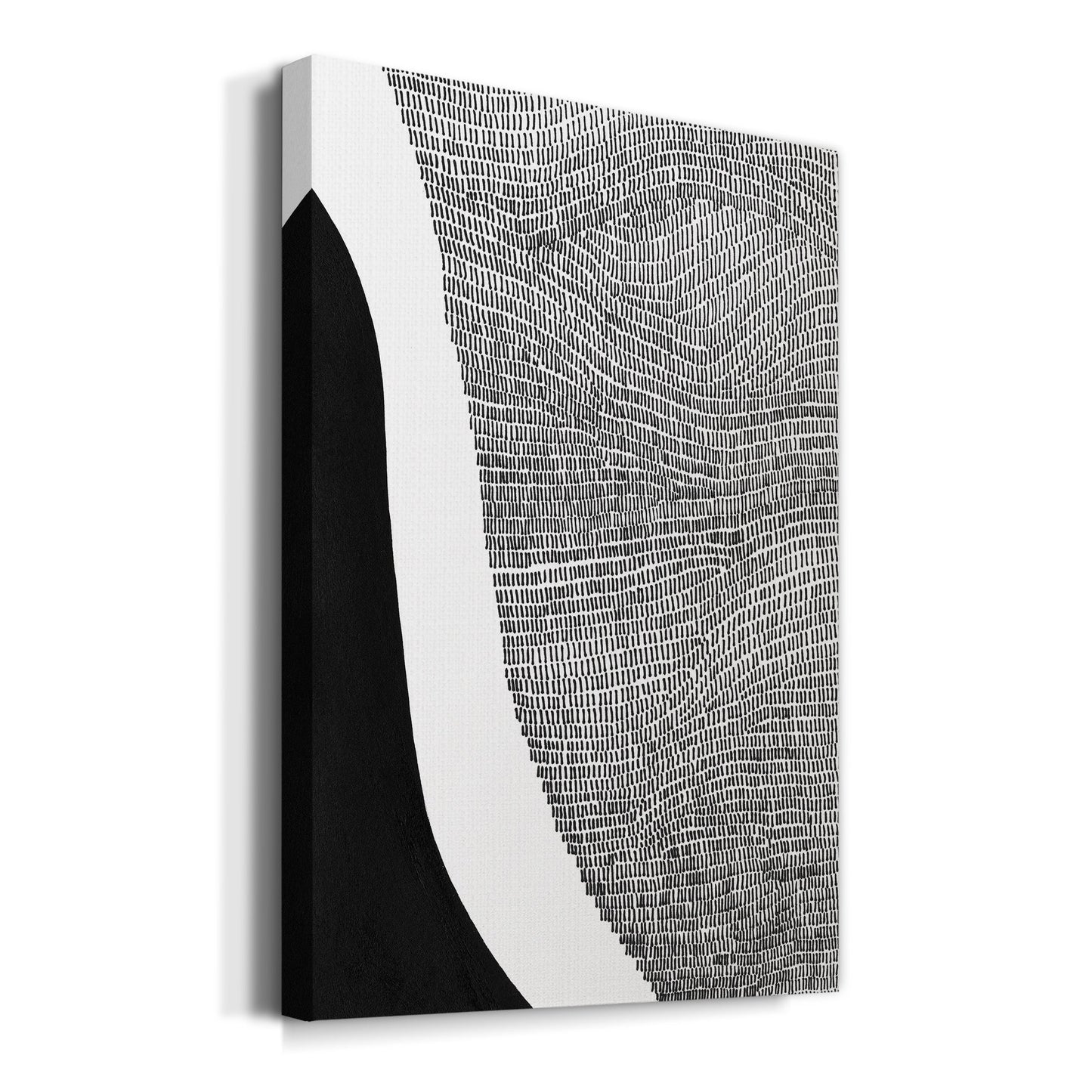 Black & White Abstract I Premium Gallery Wrapped Canvas - Ready to Hang