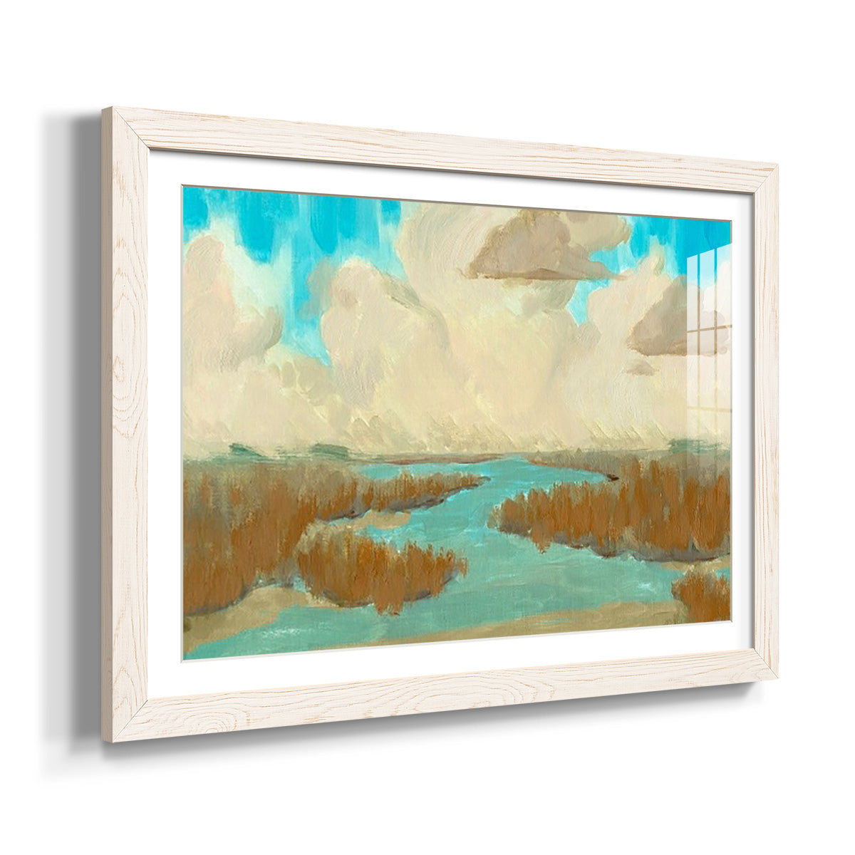 Fripp Island Water I - Barnwood Framed Art Print