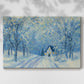 Icy Manger at Twilight - Canvas Art Print