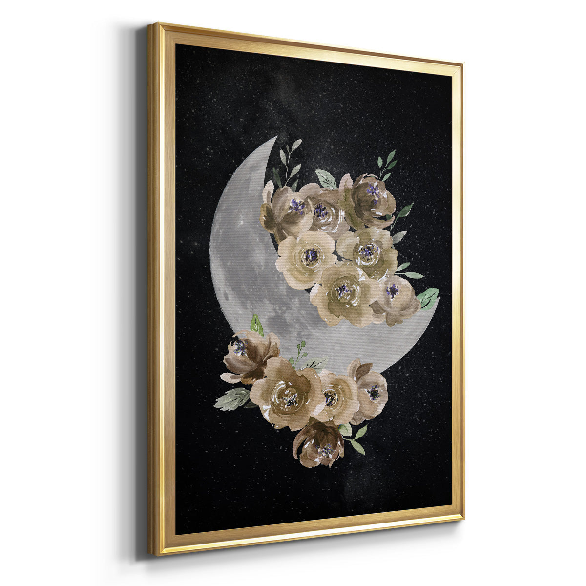 Bohemian Moon - Modern Framed Canvas Print