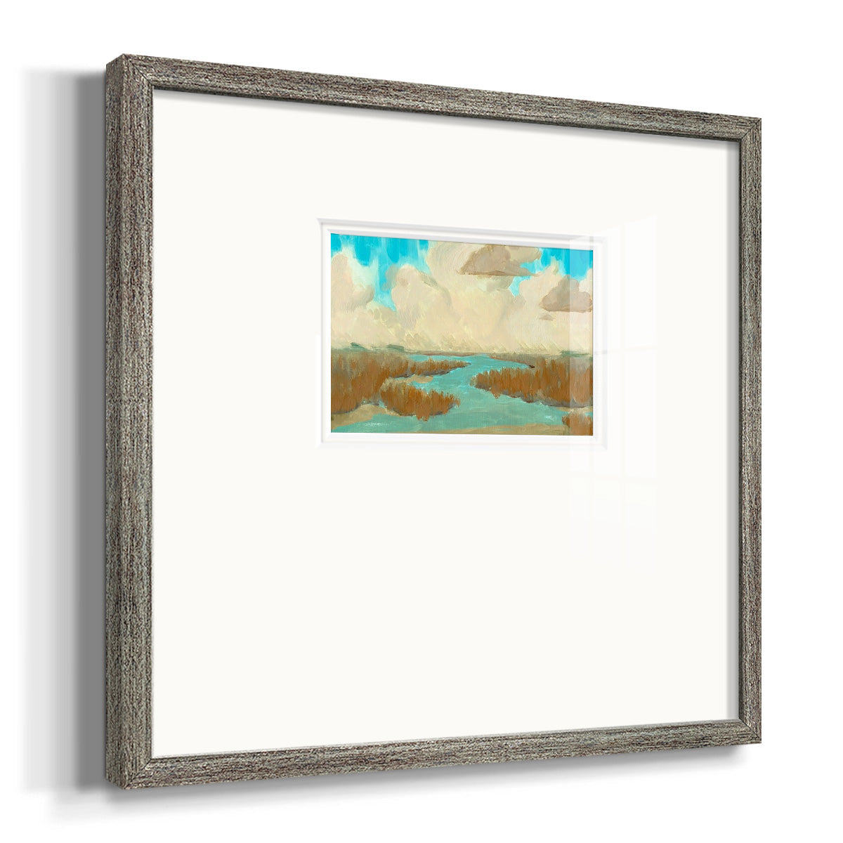 Fripp Island Water I Premium Framed Print Double Matboard