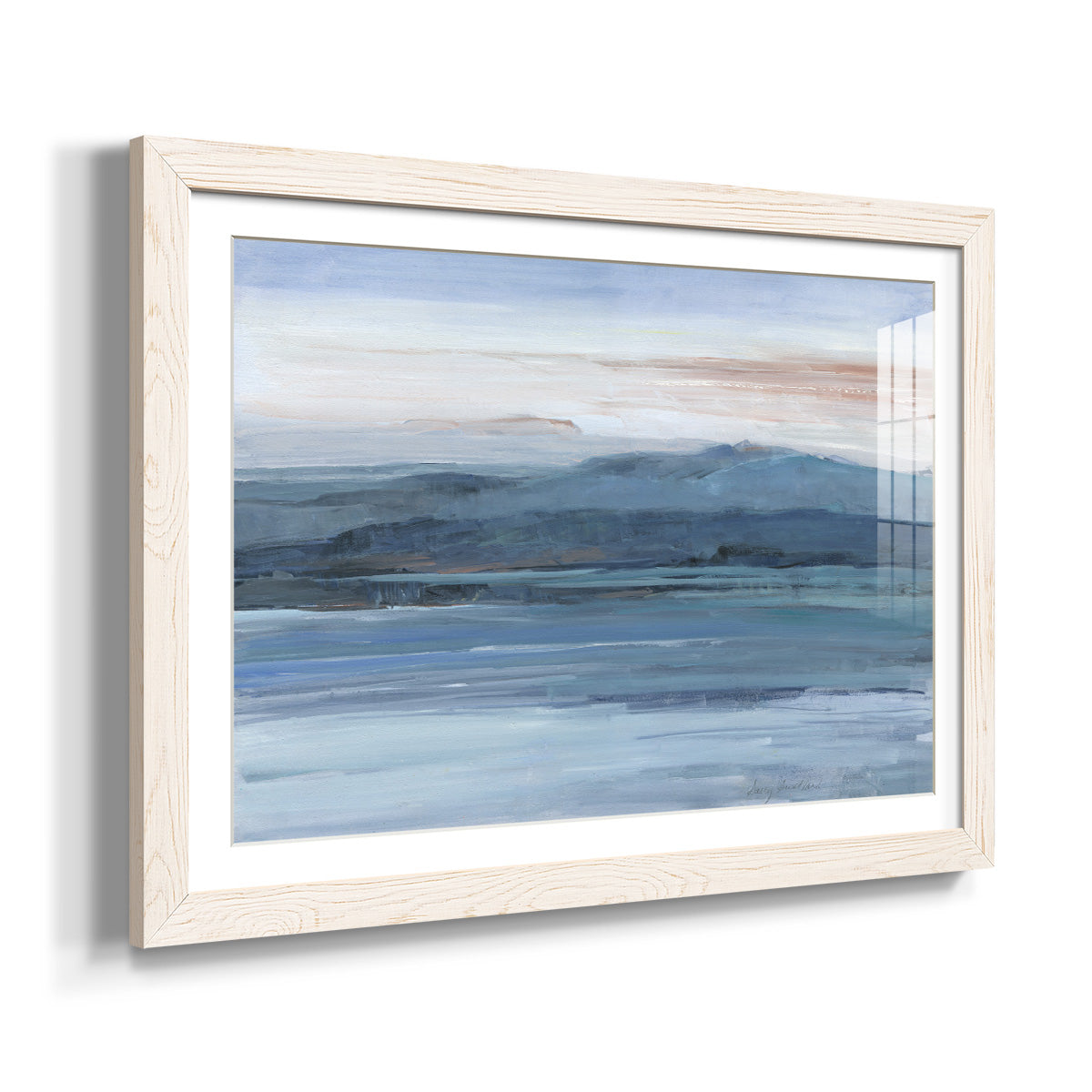 Across The Lake - Barnwood Framed Art Print