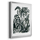 Ink Jungle IV - Modern Framed Canvas Print