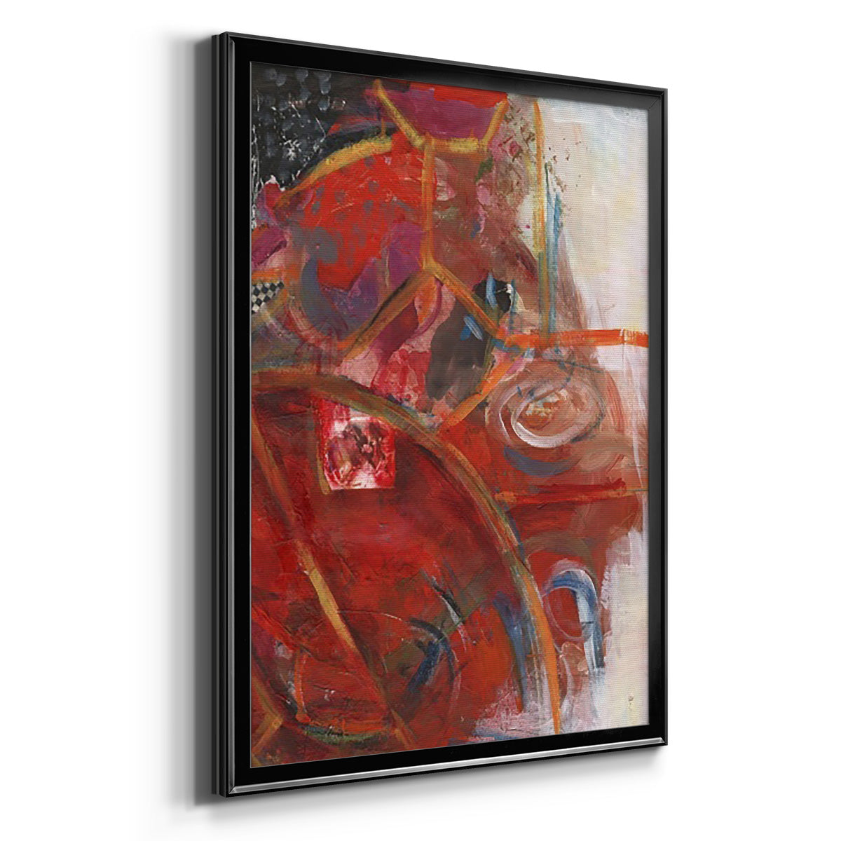 City Life I - Modern Framed Canvas Print