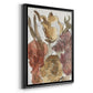 Cropped Floral Arrangement I - Modern Framed Canvas Print