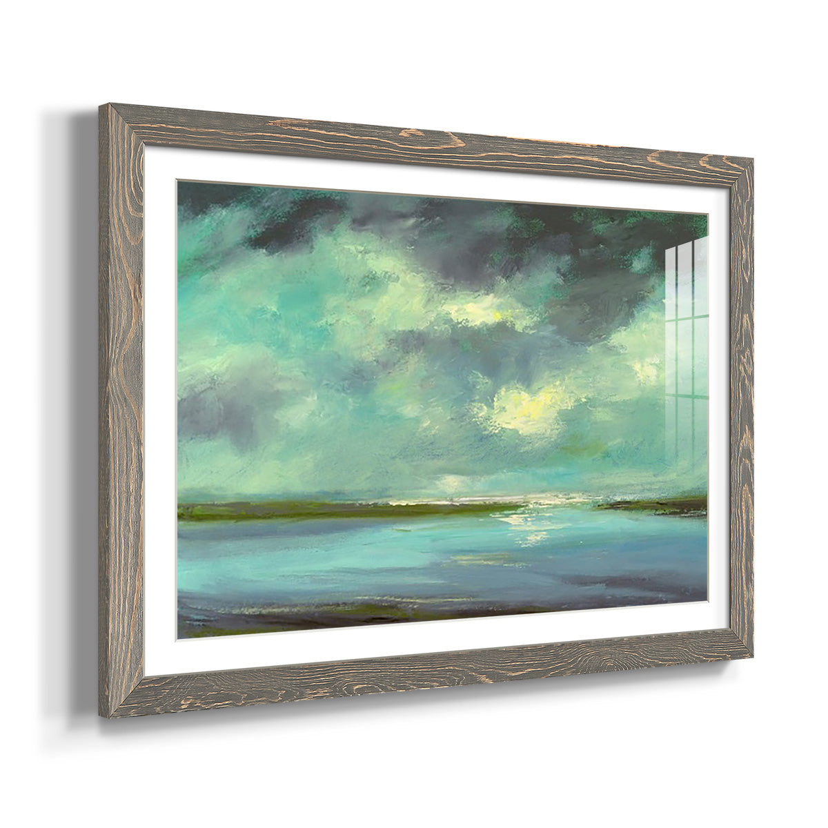 Lagoon - Barnwood Framed Art Print