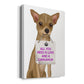 Love and Chihuahua Premium Gallery Wrapped Canvas - Ready to Hang