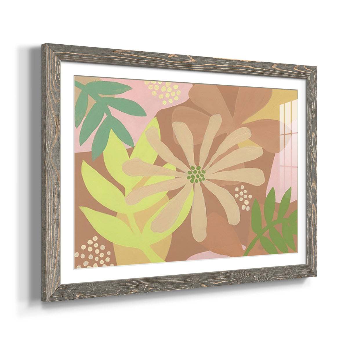 Neutral Blooms II-Premium Framed Print - Ready to Hang