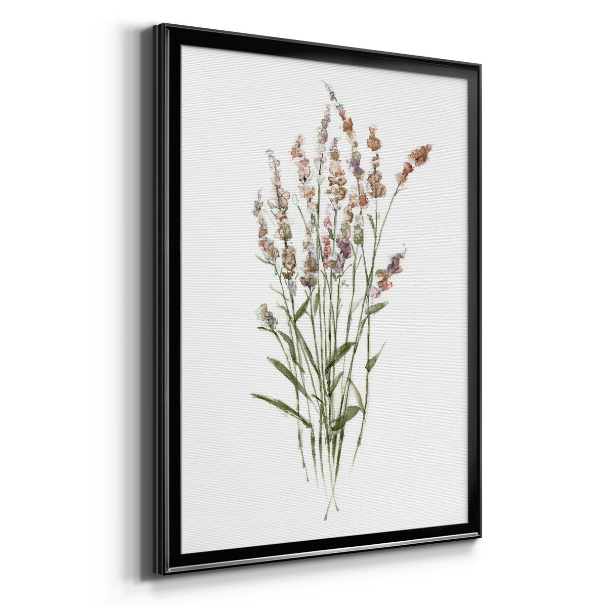 Dainty Botanical II - Modern Framed Canvas Print