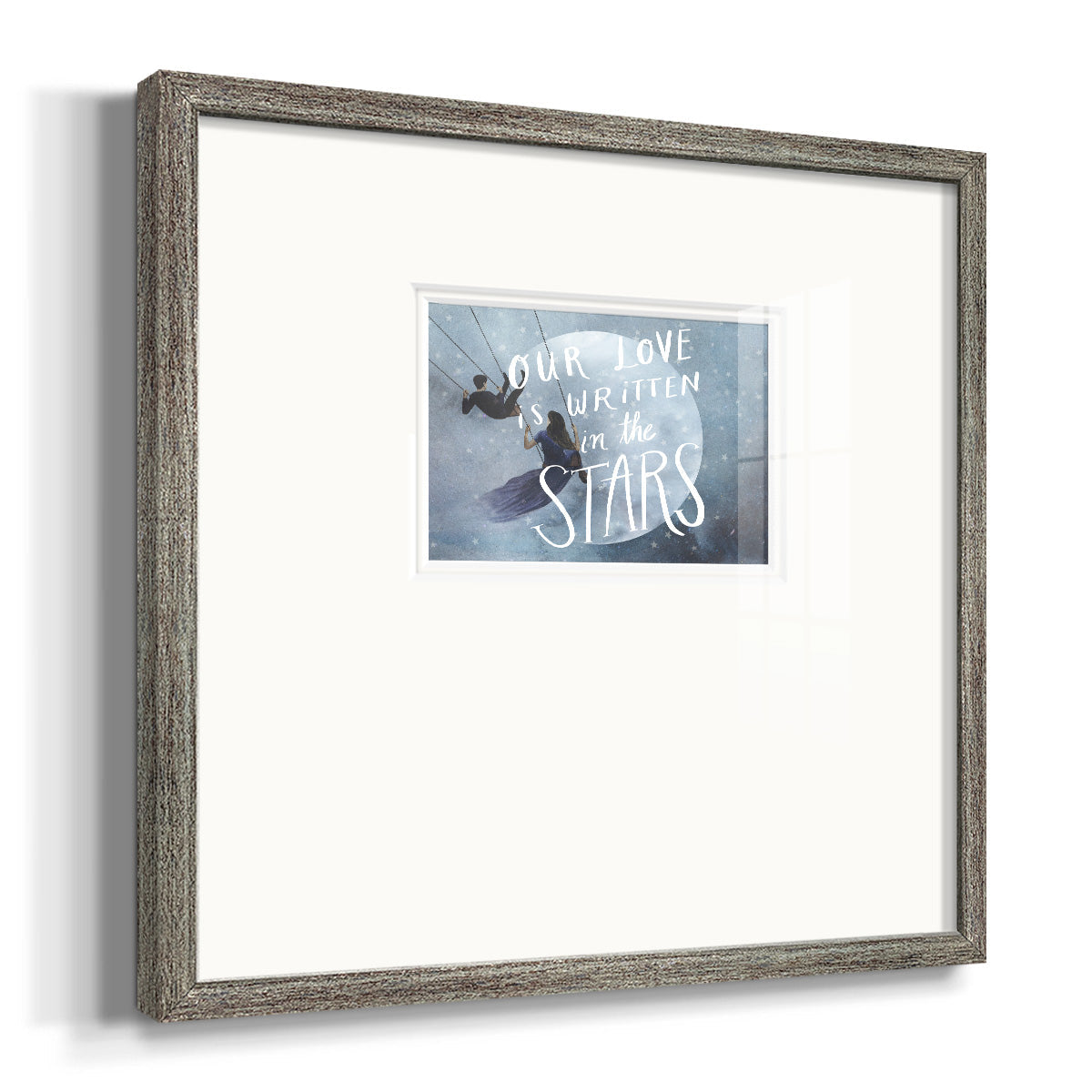 Celestial Love Collection A Premium Framed Print Double Matboard