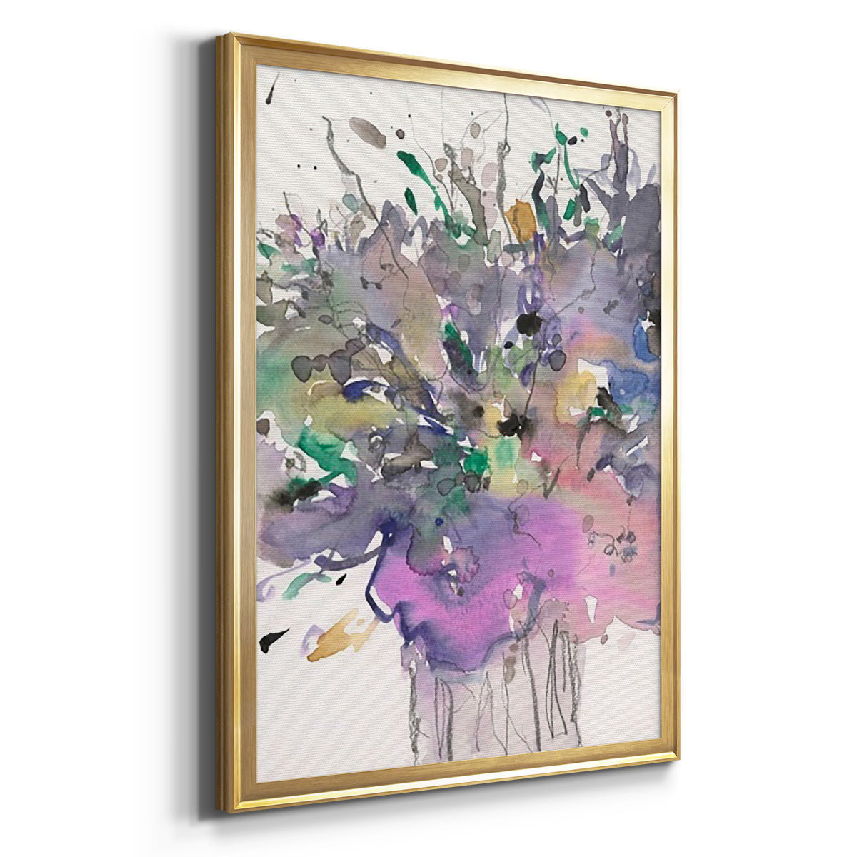 All that Glitters II - Modern Framed Canvas Print