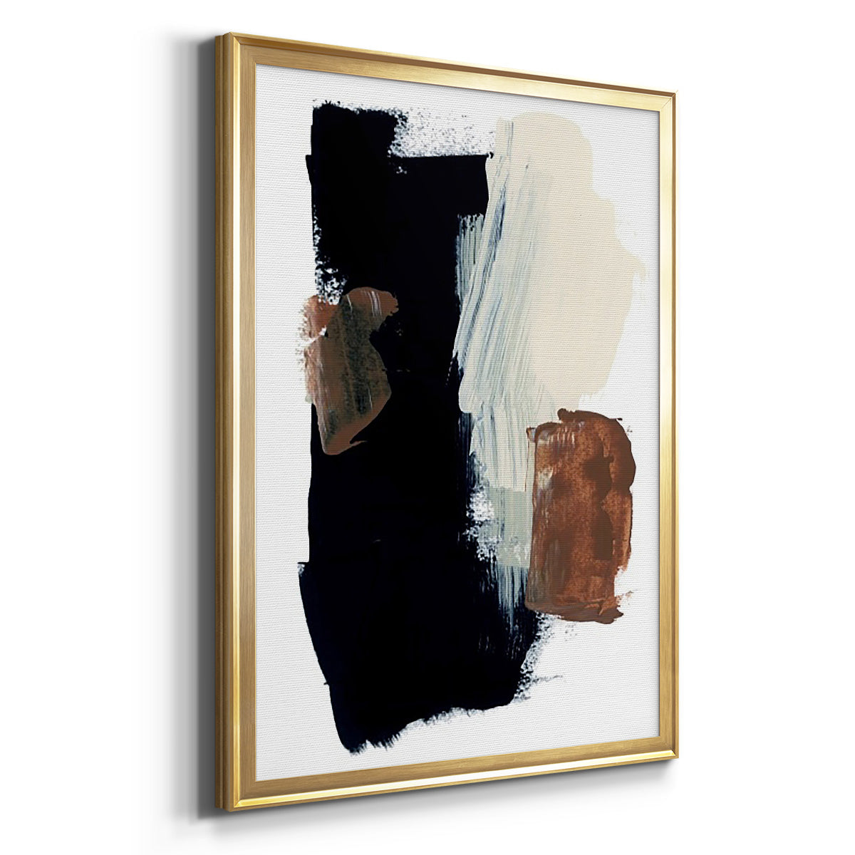 Goldenrod Patch I - Modern Framed Canvas Print