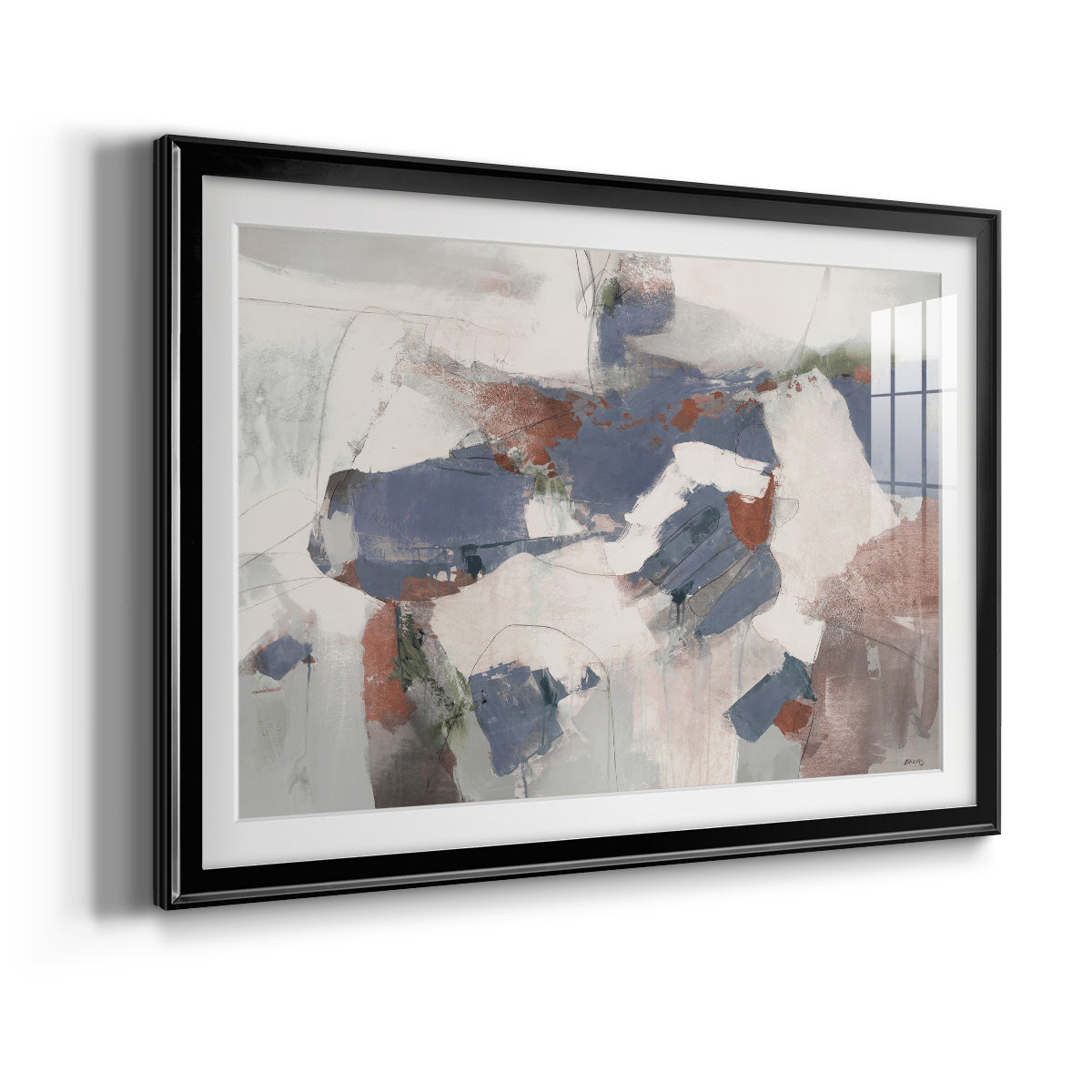 Coral Abstract - Modern Framed Art Print