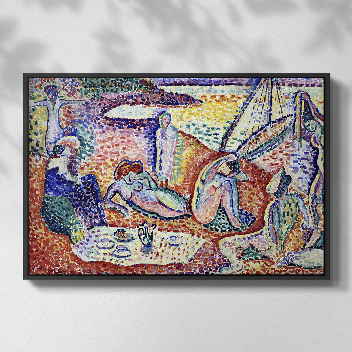 Luxe, Calme et Volupté, 1904 - Floater Framed Canvas Print