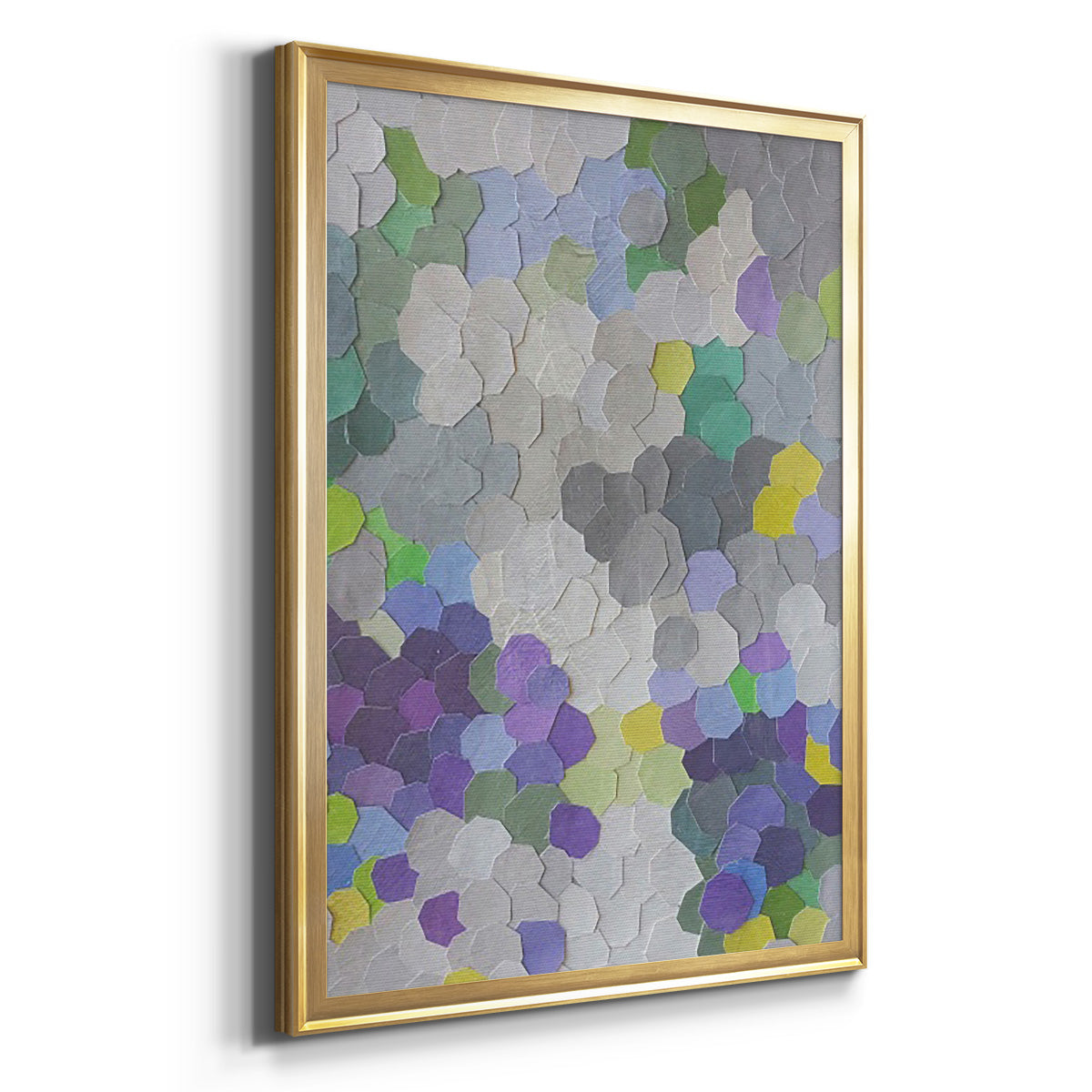 A Garden in Provence - Modern Framed Canvas Print