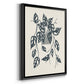 Growing Leaves V - Modern Framed Canvas Print