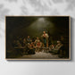 Low Church Devotion (Haugianerne), 1848 - Floater Framed Canvas Print