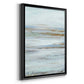 Muted Misty Marsh II - Modern Framed Canvas Print