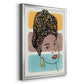 Head Wrap I - Modern Framed Canvas Print