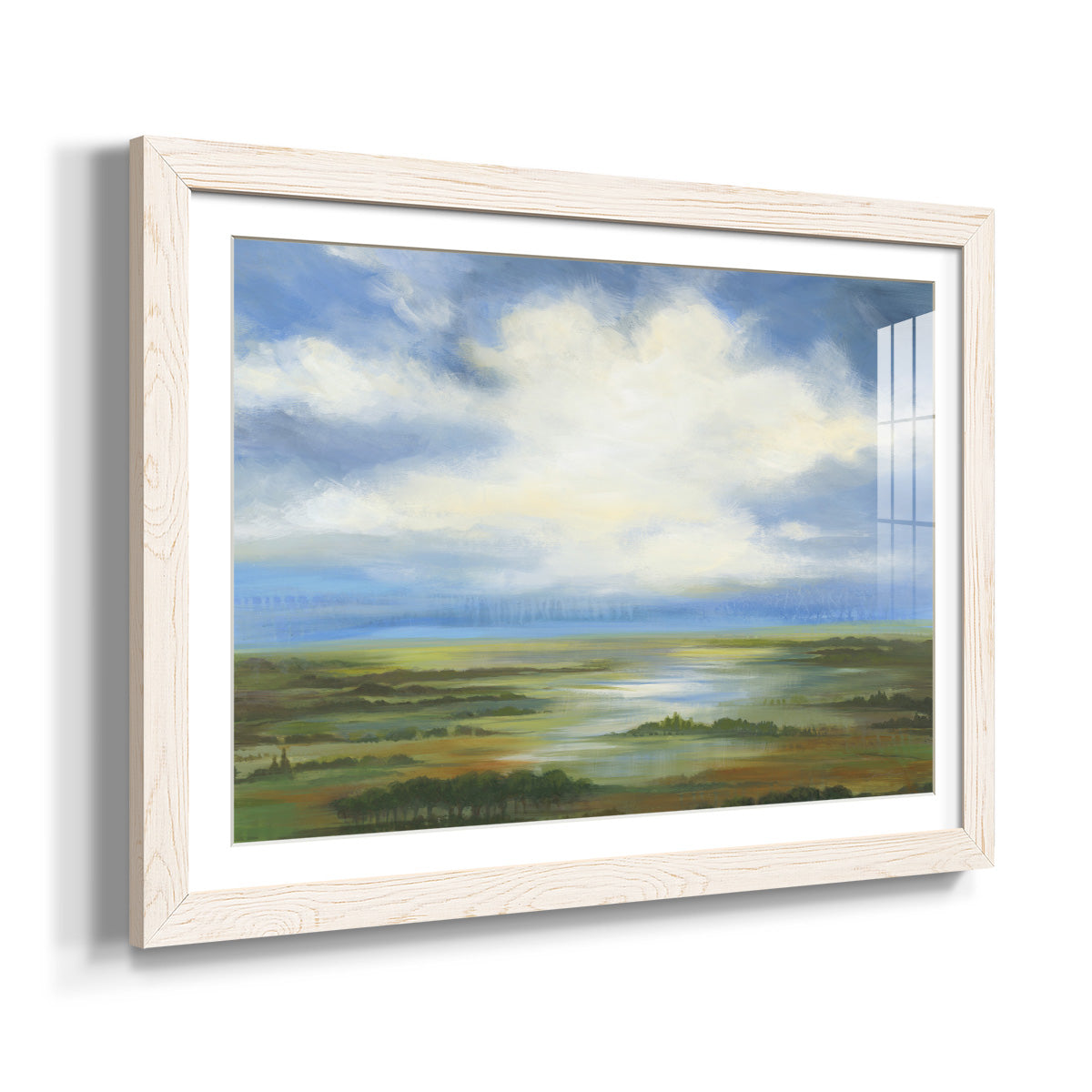 Lighting the Way - Barnwood Framed Art Print