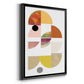 Dorset Shapes IV - Modern Framed Canvas Print