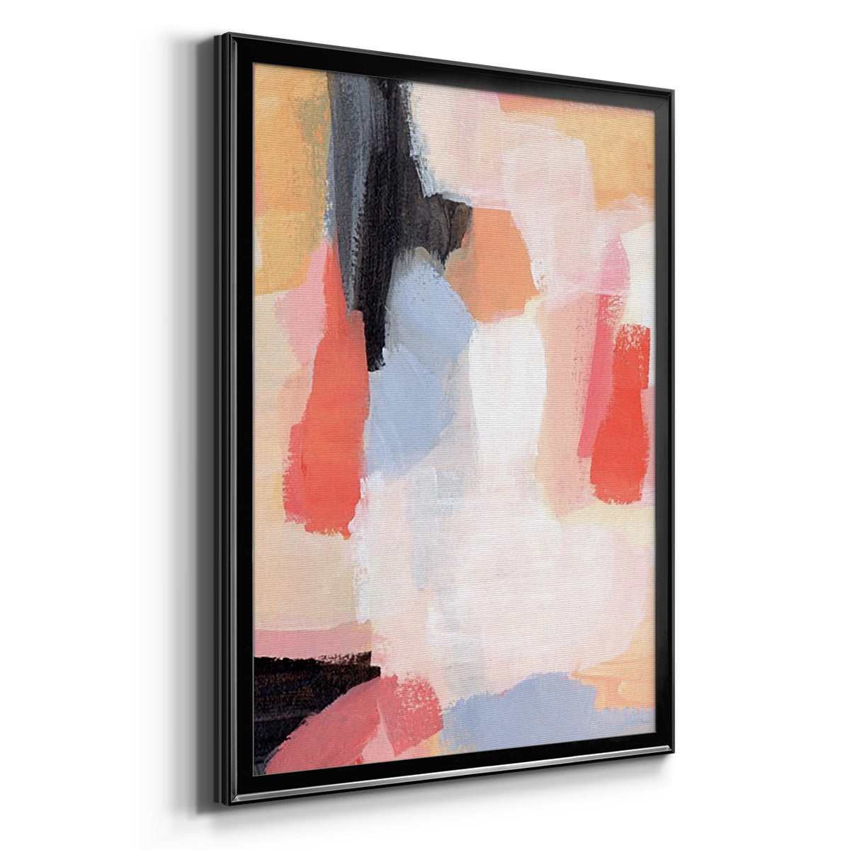 Aerial Scarlet II - Modern Framed Canvas Print