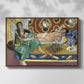 Odalisques Playing Checkers (Odalisques jouant aux dames), 1928 - Floater Framed Canvas Print