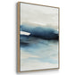 Waves II - Framed Premium Gallery Wrapped Canvas L Frame - Ready to Hang