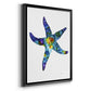 Sea Star - Modern Framed Canvas Print