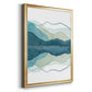 Icicle Range I - Modern Framed Canvas Print