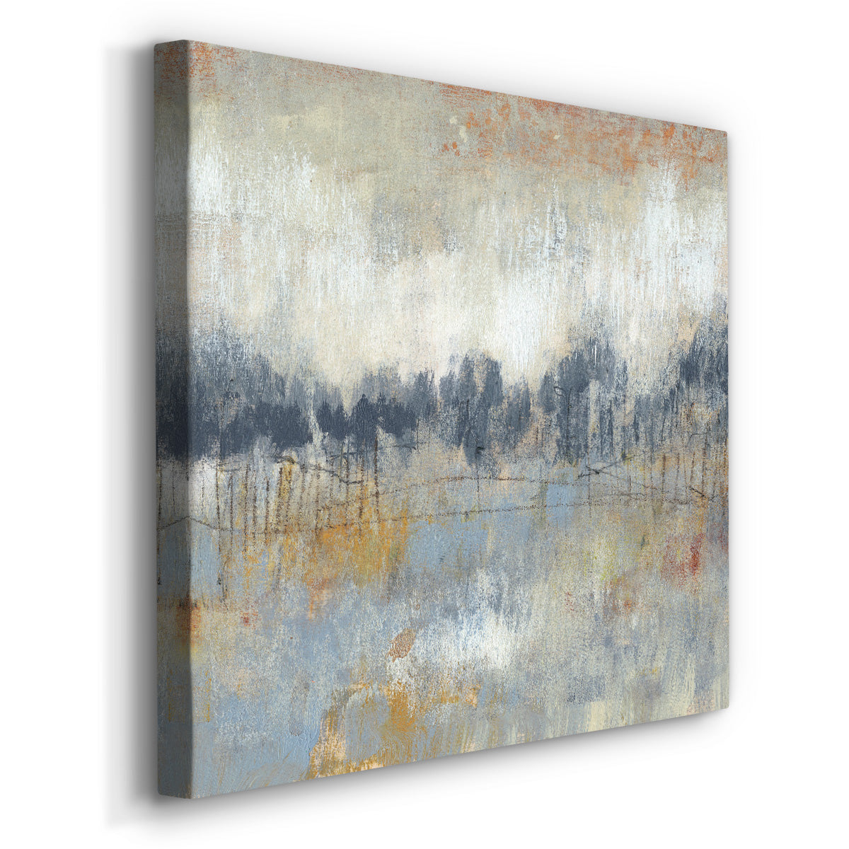 Cool Grey Horizon II - Canvas Art Print