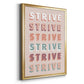 Strive - Modern Framed Canvas Print
